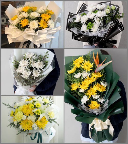 广东肇庆市广宁县石咀镇岗坪村白事花束代送